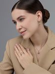 Подвеска из белого золота АЛЬКОР с танцующим бриллиантом 36073-200