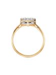 Кольцо с бриллиантами из красного золота Vesna jewelry