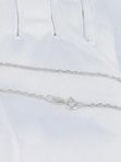 Серебряная цепочка 925, плетение якорное, родирование. длина 55 см