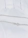 Серебряная цепочка 925, плетение якорное, родирование. длина 65 см