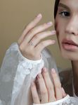 Кольцо помолвочное КЛ-66/17,5 из красного золота с фианитами Голден Глоб