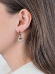 Серьги серебряные 2827433/9 с танцующими, качающимися фианитами АЛЬФА-КАРАТ