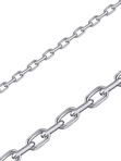 Серебряная цепочка 925, плетение якорное, длина 65 см