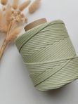 Хлопковый шнур 3,0-3,5 мм фисташка вязаный  без сердечника