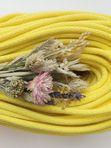 ЭКО  шнур хлопковый 5 мм Мимоза вязаный с хлопковым сердечником
