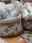 Хлопковый шпагат сливочный 2 мм 200 метров