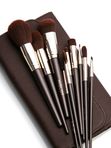 INGLOT BRUSH SET IN A CASE (CHOCOLATE)
