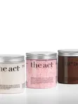 THE ACT Набор из 3-х скрабов: кокосовый, грейпфрут и кофейный