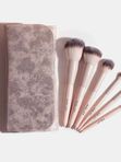 INGLOT BRUSH SET IN CASE SILVER