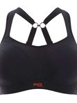 Sport bra, 5021 формованная чашка, бежевый, черный