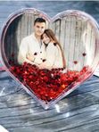 Шар водяной в форме сердца