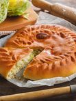 Пирог с капустой и яйцом