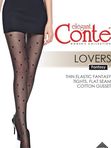 Conte Lovers 30 DEN (в ромбы и сердечки)