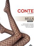 Conte Bella 20 DEN (c геометрическим рисунком в сердечки)