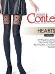 Conte Hearts 30/50DEN (с имитацией гольфинов, сердечки)