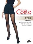 Conte Pois 20 DEN (рисунок в виде сеточки образующей ромбы с мелким горошком)