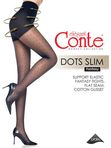 Conte Dots Slim 40 DEN (утягивающие с рисунком "точки")