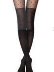 Conte Couture 50 DEN (с имитацией гольфинов и рисунком «ромбы»)
