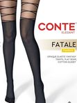 Conte Fatale фант. 60/20 DEN (с имитацией гольфинов со шнуровкой)