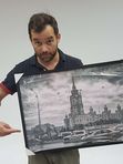 Оформление в раму алюминий 7мм