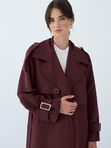 Kabát jarní vínový Henza