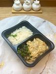 Минтай в соусе с рисом/булгуром/картофелем/макаронами/гречкой
