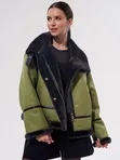 MW Collection Дубленка  искусственный мех 1031-436D-M337   р. 50/52,