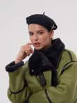 MW Collection Дубленка  искусственный мех 1031-436D-M337   р. 50/52,