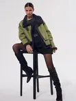 MW Collection Дубленка  искусственный мех 1031-436D-M337   р. 50/52,