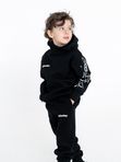 Костюм спортивный детский ,утепленный. Цвет :Черный