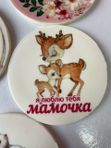 Картинка Маме из шоко глазури 9,5 см  для бенто