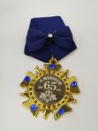 Подстаканник С Юбилеем 65 лет материал: латунь, хрусталь кк 9134