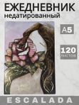 Ежедневник недатированный ESCALADA, А5, 120 листов в линию кк 41477