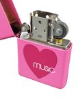 Зажигалки Zippo Музыка сердца, Борьба со злом, Блокирующий пламя
