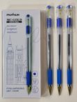 Ручка шариковая на масляной основе MC Gold 0,5 чернила синие MUNHWA кк 5195