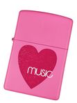 Зажигалки Zippo Музыка сердца, Борьба со злом, Блокирующий пламя