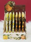 Ручка гелевая "Флора Райские лимоны,мандарины" автоматическая со стирающимися синими чернилами кк 52914