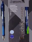 Ручка шариковая автоматическая синяя MEGAPOLIS Erich Krause кк 5255