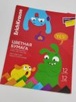 Бумага цветная Jolly А4,12л 12цв,мелованная односторонняя Erich Krause кк 48689