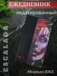 Ежедневник недатированный ESCALADA в коллаборации с Кириллом JOKE,А5,160л в линию кк 51120