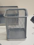 Подставка для пишущих принадлежностей металлическая сетчатая 8*8*9,8  deVente кк 6175