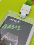 Бейдж пластиковый GAME ZONE deVente кк 50029
