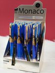 Ручка шариковая Monaco "Жемчужина" 0,5 мм, цвет чернил: синий, корпус ярко-синий кк 54361