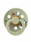 20031250 Соска-пустышка латексная BIBS x Moomin Colour - Friends - Sage (6-18мес) UDS