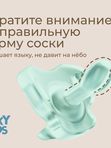 ROXY-KIDS Соска-пустышка цельносиликоновая мятная в стерилизаторе 2 шт (0-6мес) UDS