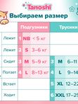 MEGA Tanoshi Трусики размер M 6-11 кг 72 шт * Q-форма