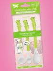 ROXY-KIDS Набор детских ложек для первого прикорма BUNNY COOK сочная груша (3мес+)