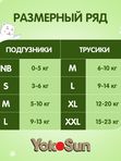 Premium YOKOSUN Подгузники L 9-13кг 54шт. *