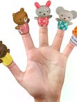 32024 Набор ПВХ-игрушек для ванны LITTLE FRIENDS Happy Baby (6мес+)
