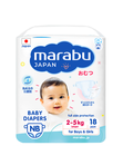 Подгузники MARABU размер NB (2-5 кг) 18 шт.